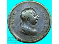 Marea Britanie 1 penny 1807 30mm - rar