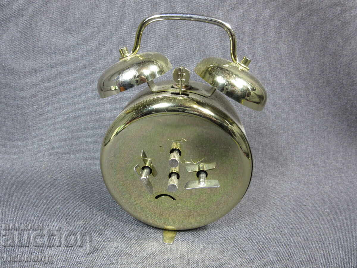 Livrarea CEAS DEȘTEPTĂTOR MECANIC RETRO VECHI DIN PERIOADA SOCIALISTĂ CEHOSLOVACĂ PRIM