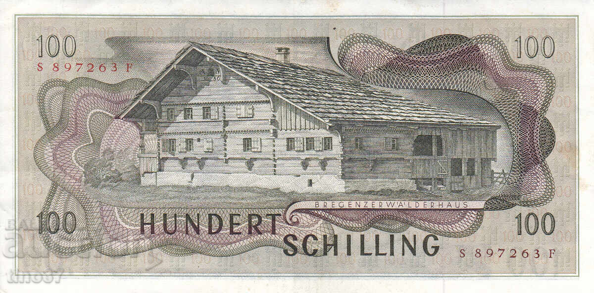 Licitație tino37 - AUSTRIA - 100 ȘILINGI - 1969 - VF+/XF