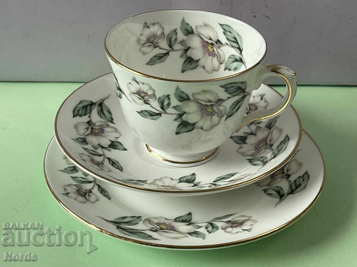Auction  Beautiful English triple tea set