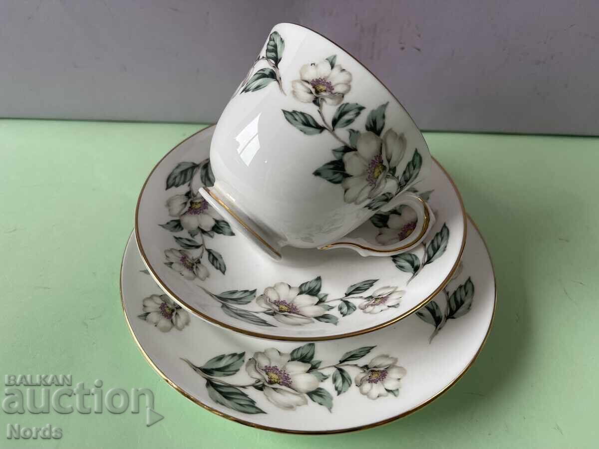 Beautiful English triple tea set