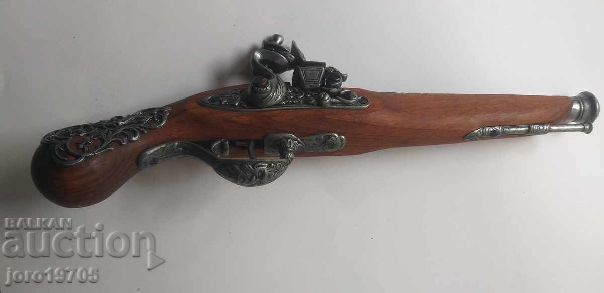 Pistol vechi cu cremene / replică - 6