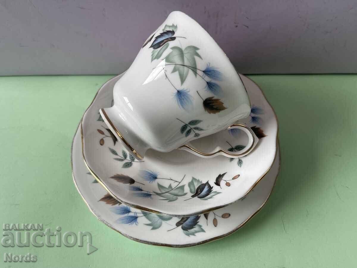 Colclough  английски троен сет за чай с цена € 0.01 | 0.02 лв.