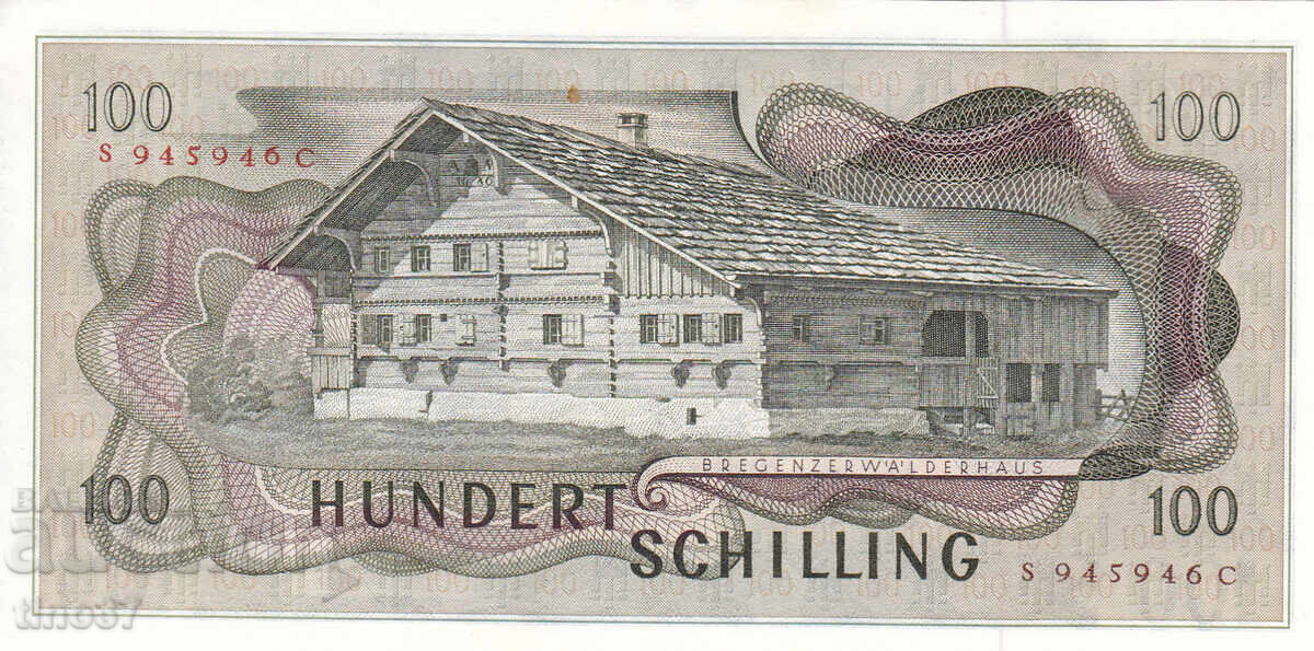 Licitație tino37 - AUSTRIA - 100 ȘILINGI - 1969 - XF++