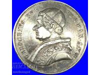 50 baiochi 1846 Βατικανό* Ρώμη Γρηγόριος XVI (1831-1846) ΣΠΑΝΙΟ