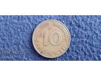 Γερμανία 10 πένιγκ 1972