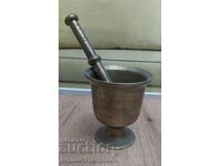 Γουδί με γουδοχέρι από μασίφ μπρούντζο για συλλέκτες 2,2 κιλά