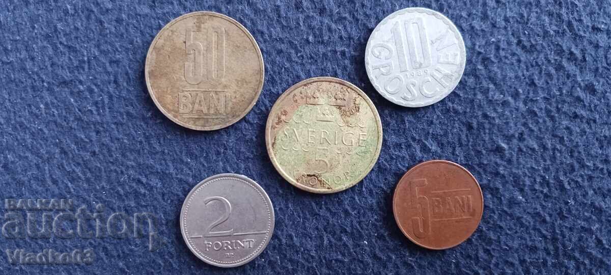 Лот монети 5 броя