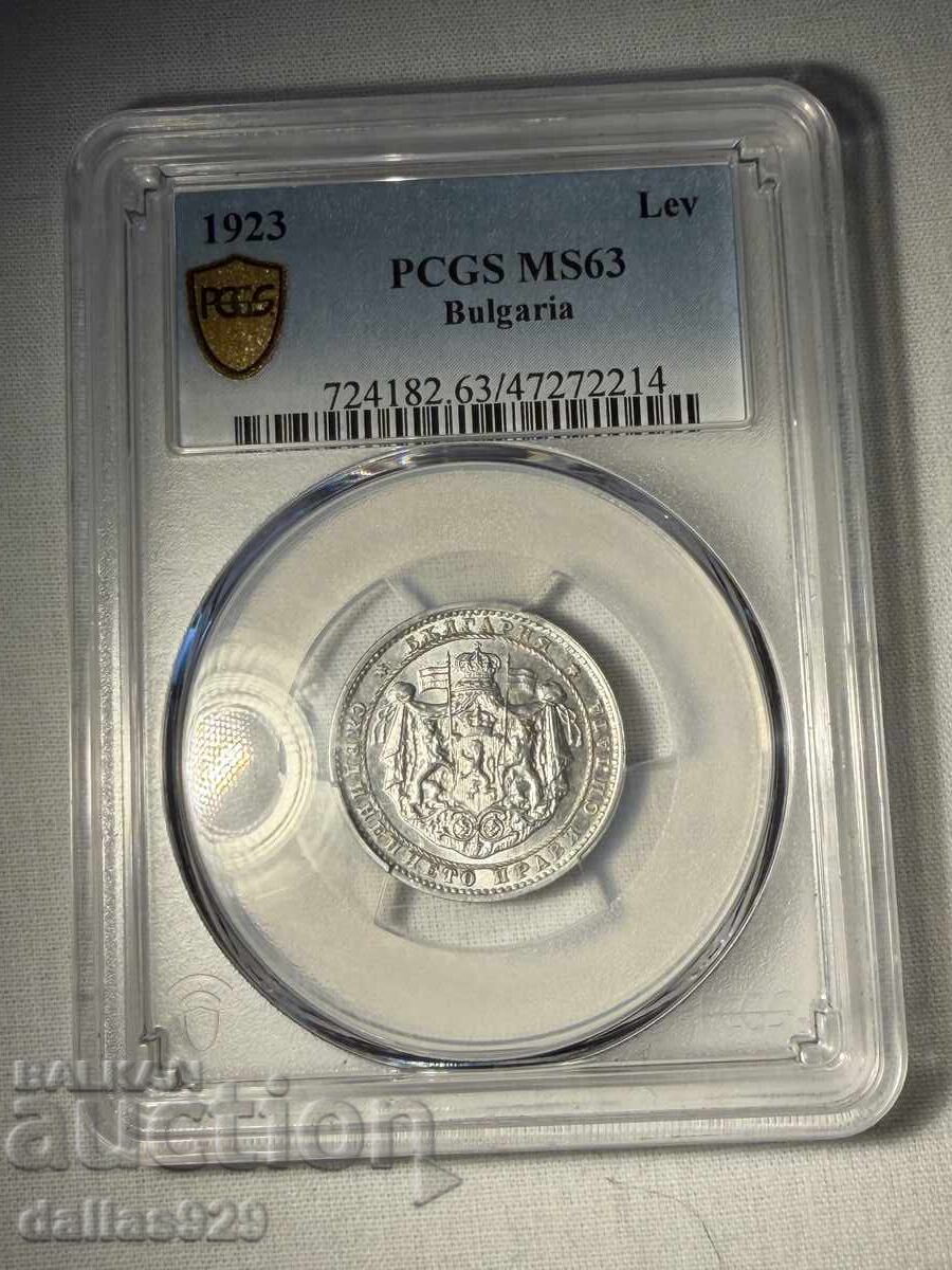 1 leu 1923 ms63