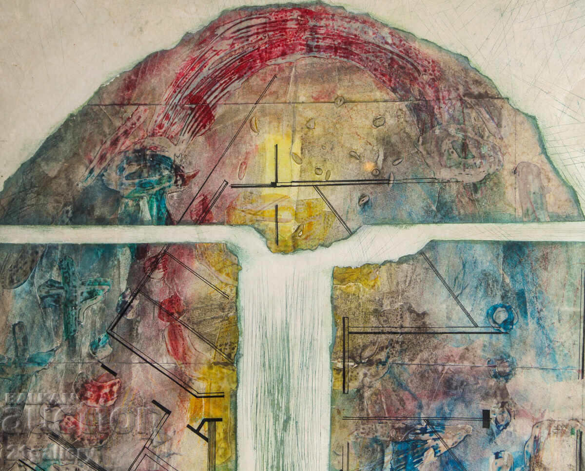 Licitație Darina Tsureva (1959 - ) tablou compoziție abstractă