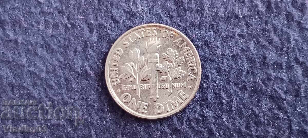 САЩ дайм (10 цента) 1992