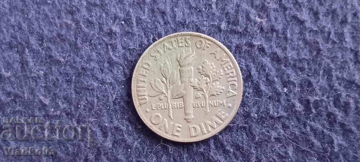 САЩ дайм (10 цента) 1988