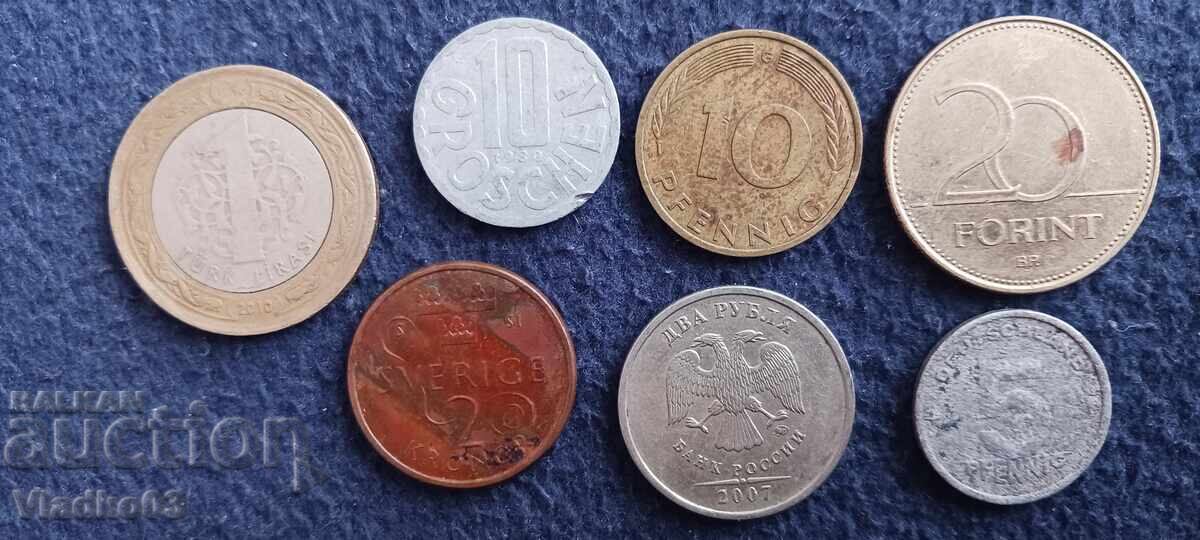 Лот 7 монети