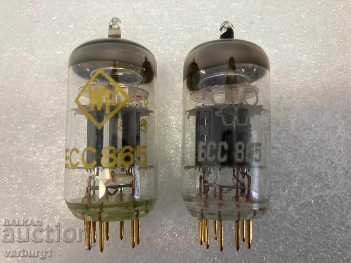 Delivery of ECC865 vacuum tubes with gold-plated pins