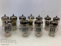 ECC865 vacuum tubes with gold-plated pins