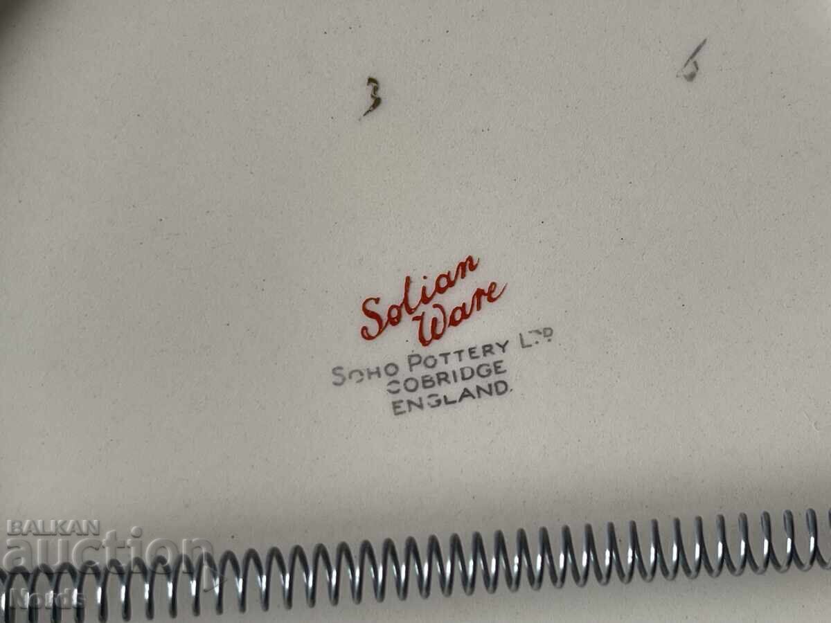 Αγγλική πιατέλα αντίκα - 5