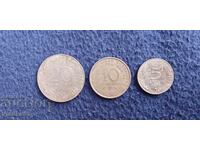 Γαλλία παρτίδα 3 νομισμάτων