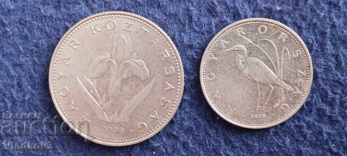 Унгария лот 2 монети с цена € 0.01 | 0.02 лв.