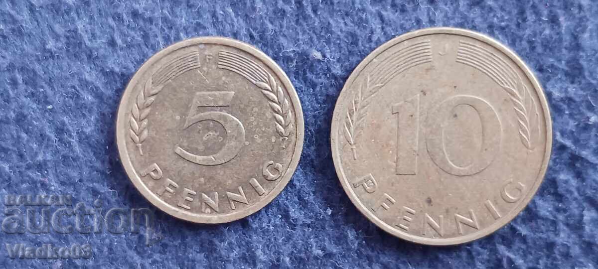 Германия лот 2 монети