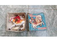 Vintage tin toy Horse with key