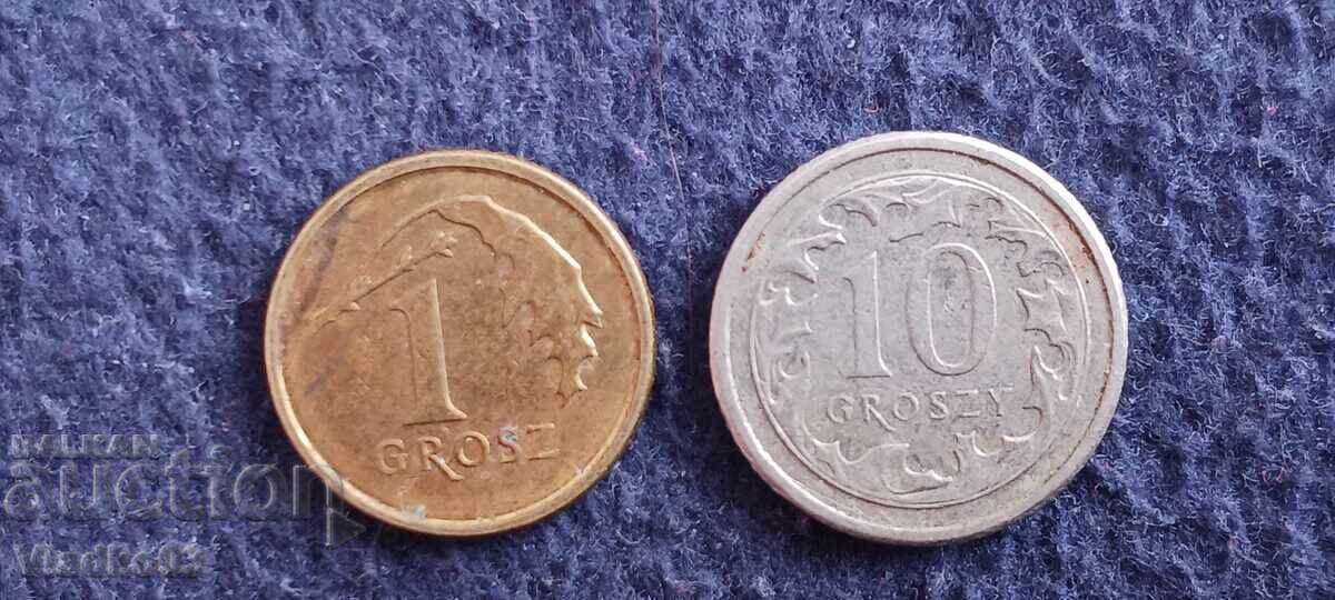 Полша лот 2 монети