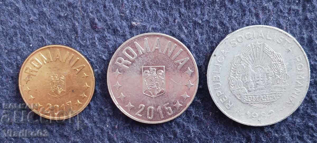 Румъния лот 3 монети с цена € 0.01 | 0.02 лв.