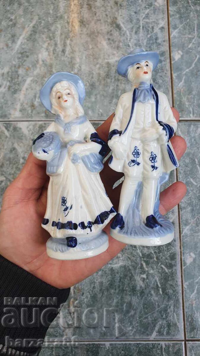 Delivery of Porcelain Figurine Man and Woman 2 pieces Delivery of Porcelain Figurine Man and Woman 2 pieces