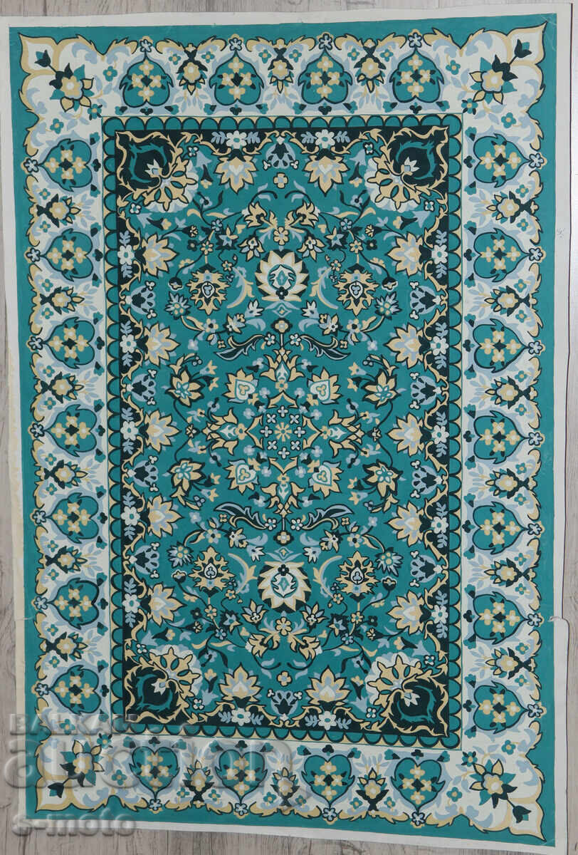Tablou în tempera compoziție geometrică cu preț € 100.00 | 195.58 BGN