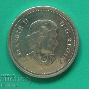 Canada 25 cenți 2005 - 100 ani Alberta cu preț € 0.80 | 1.56 BGN