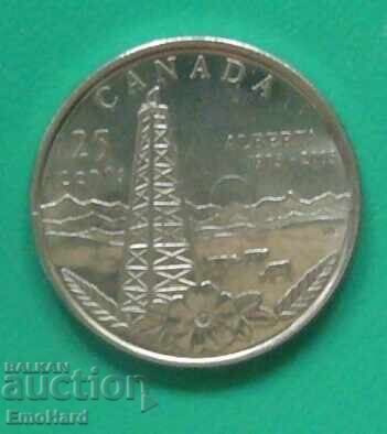 Canada 25 cenți 2005 - 100 ani Alberta