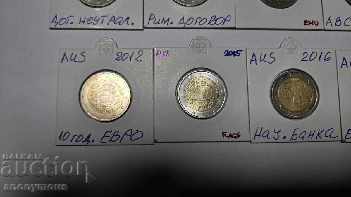 Austria, Austria set complet monede comemorative de 2 euro - 5