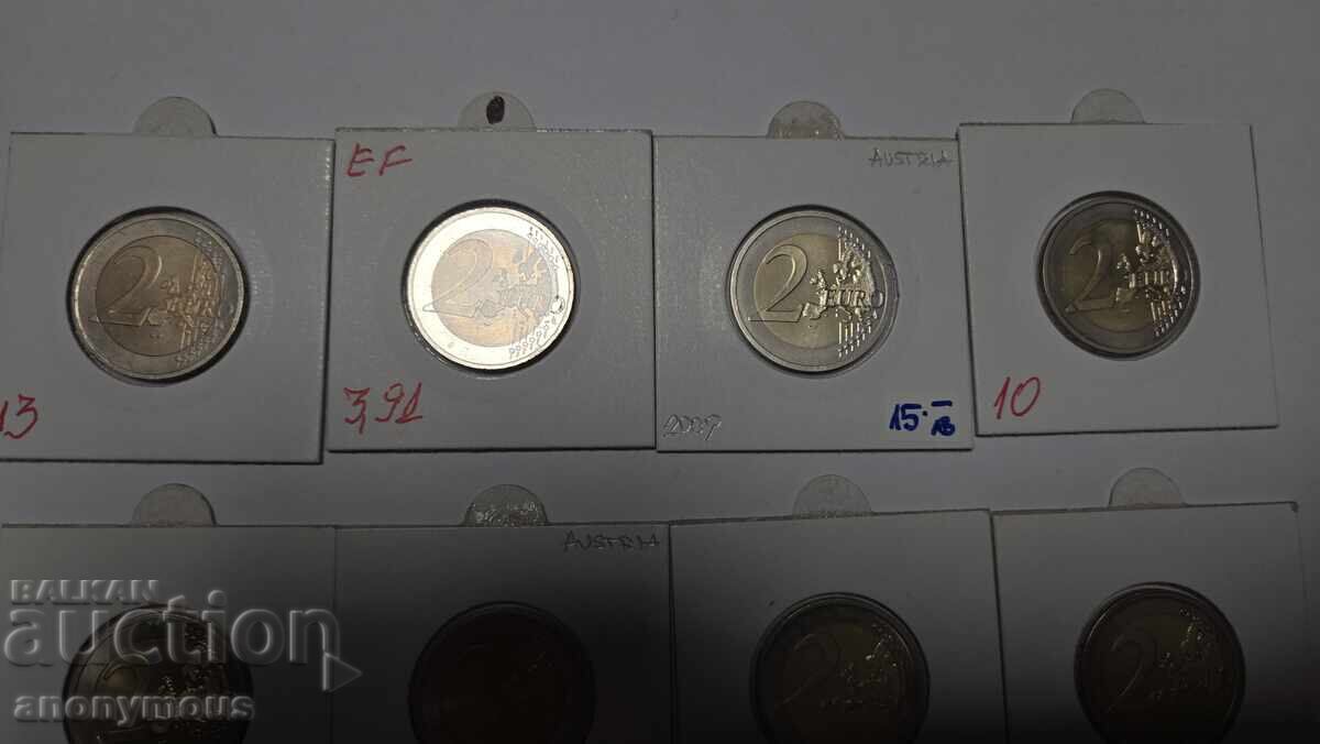 Austria, Austria set complet monede comemorative de 2 euro - 6
