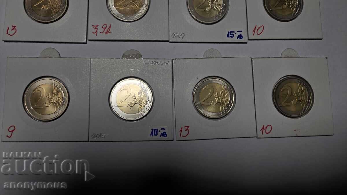 Austria, Austria set complet monede comemorative de 2 euro - 7