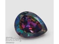 PREȚ DE START! 1.85 ct. set difuzie safir pară de la 1 RON!