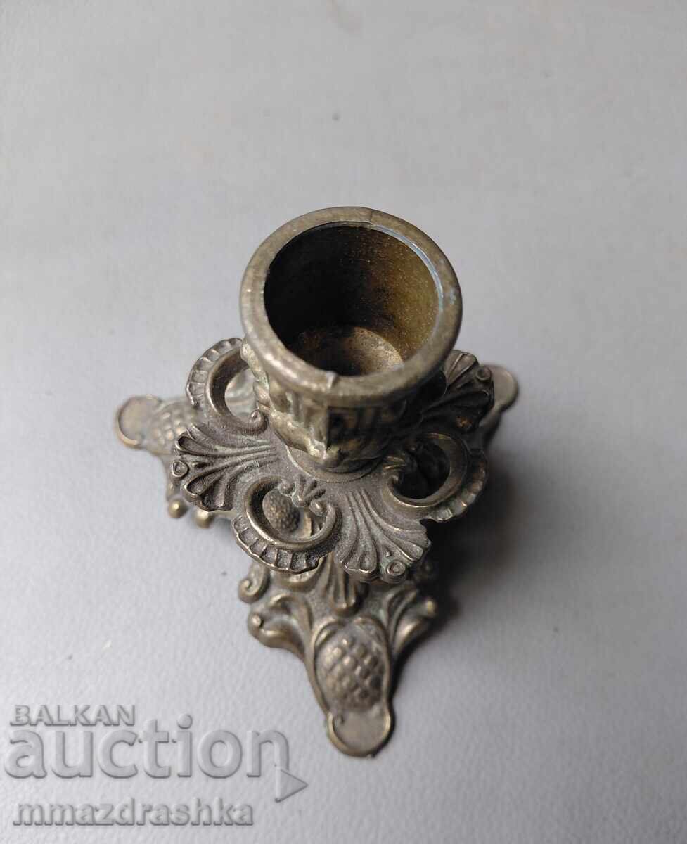 Small bronze candlestick with price € 0.01 | 0.02 BGN