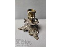 Small bronze candlestick