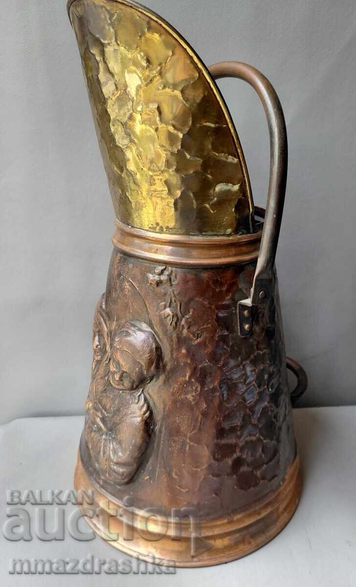 Copper pot for coals with price € 0.01 | 0.02 BGN