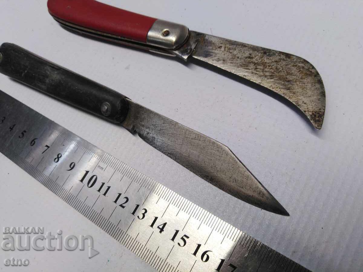 Auction  2 OLD POCKET KNIVES USSR, knife