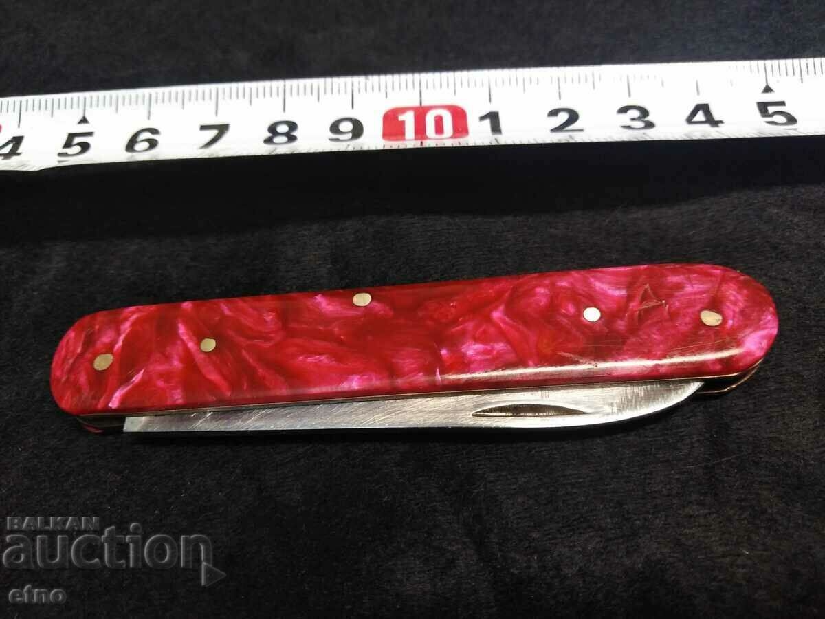 POCKET KNIFE - LARGE THORN WITH PINK CHIREN - 5