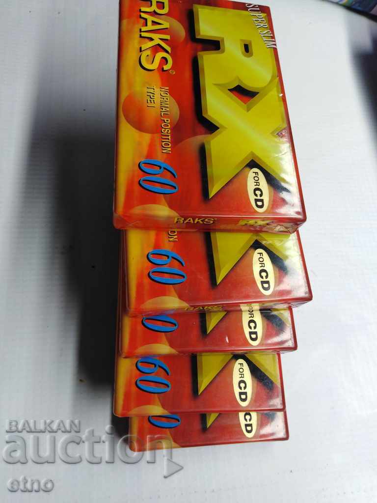 Παράδοση 5 ΝΕΕΣ ΚΑΣΕΤΕΣ ΗΧΟΥ - "RAKS RX 60" SUPER SLIM, κασετόφωνο