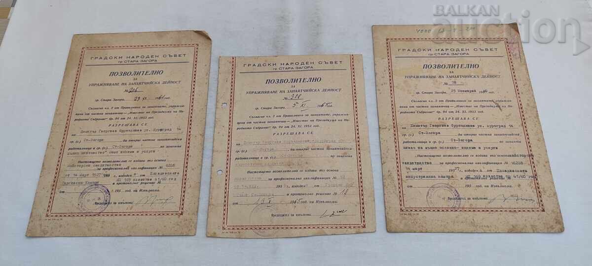 AUTORIZAȚIE ACTIVITATE ARTIZANALĂ LOT 3 BUCĂȚI 1960/65