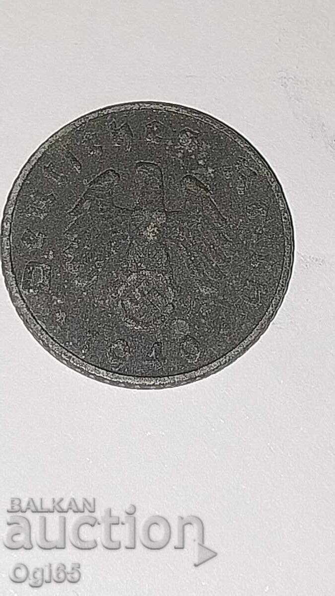 Γερμανικό νόμισμα του Ράιχ 5 ράιχπφενιχ 1940 με τιμή € 1.00 | 1.96 BGN