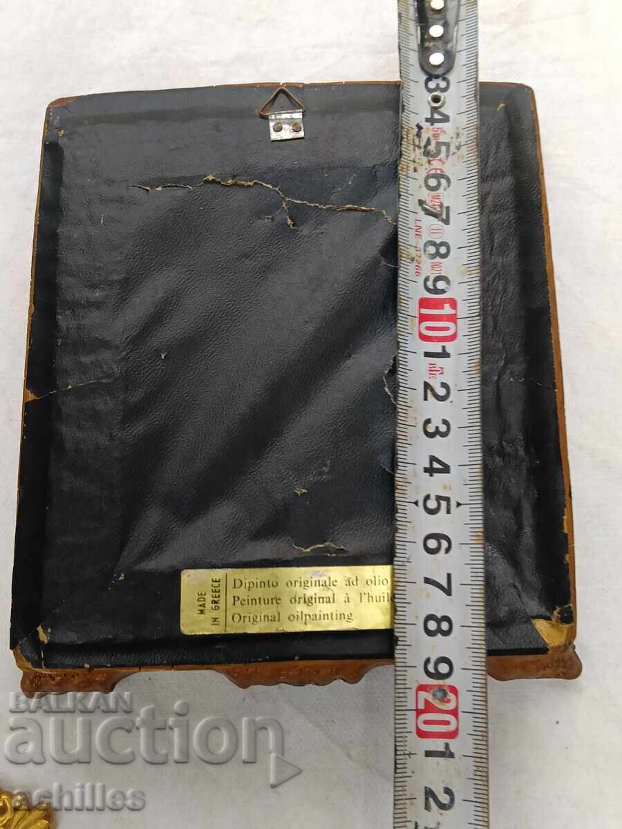 Tablou în ulei. Ramă masivă aurită - 5