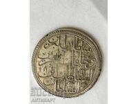 Τουρκικό ασημένιο νόμισμα Αμπντούλ Χαμίτ 1187 2 ζολότα 26,68 γραμμάρια