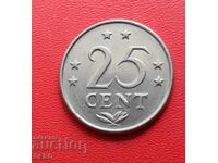 Нидерландски Антили-25 цента 1970