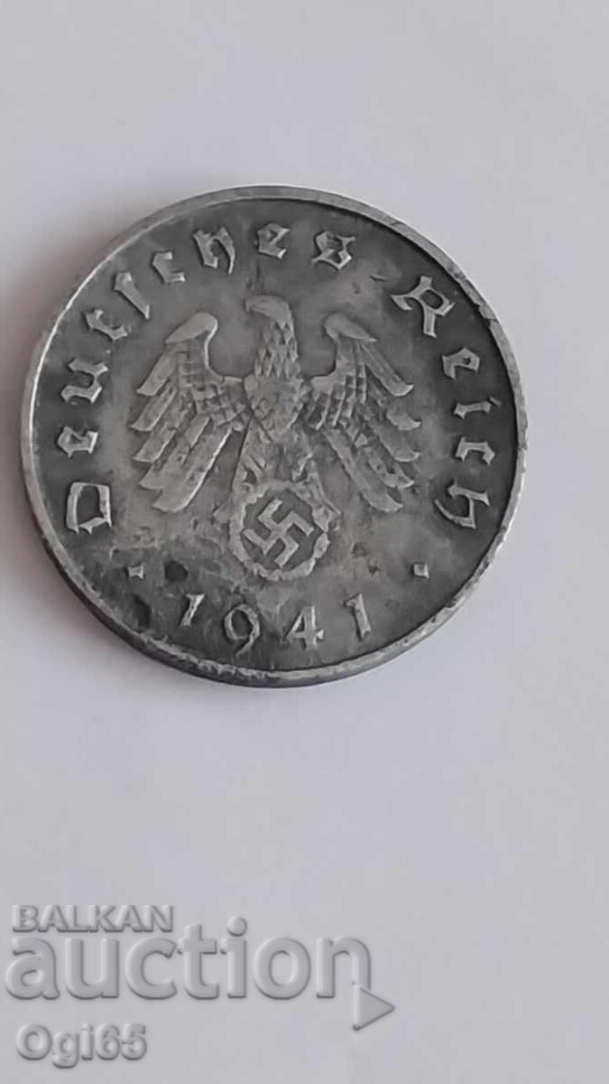 Παράδοση Γερμανικό νόμισμα του Ράιχ 10 Ράιχσπφενιχ. Έτος 1941