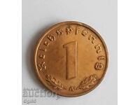UNC. Γερμανικό Ράιχ 1 πένι 1939