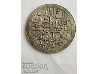 Turkey silver coin Abdul Hamid 1187 2 zolota 26.36 grams