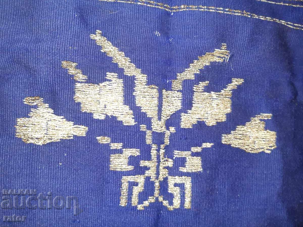 Παράδοση Αυθεντική υφαντή ποδιά με πολλή σύρμα, παραδοσιακή φορεσιά