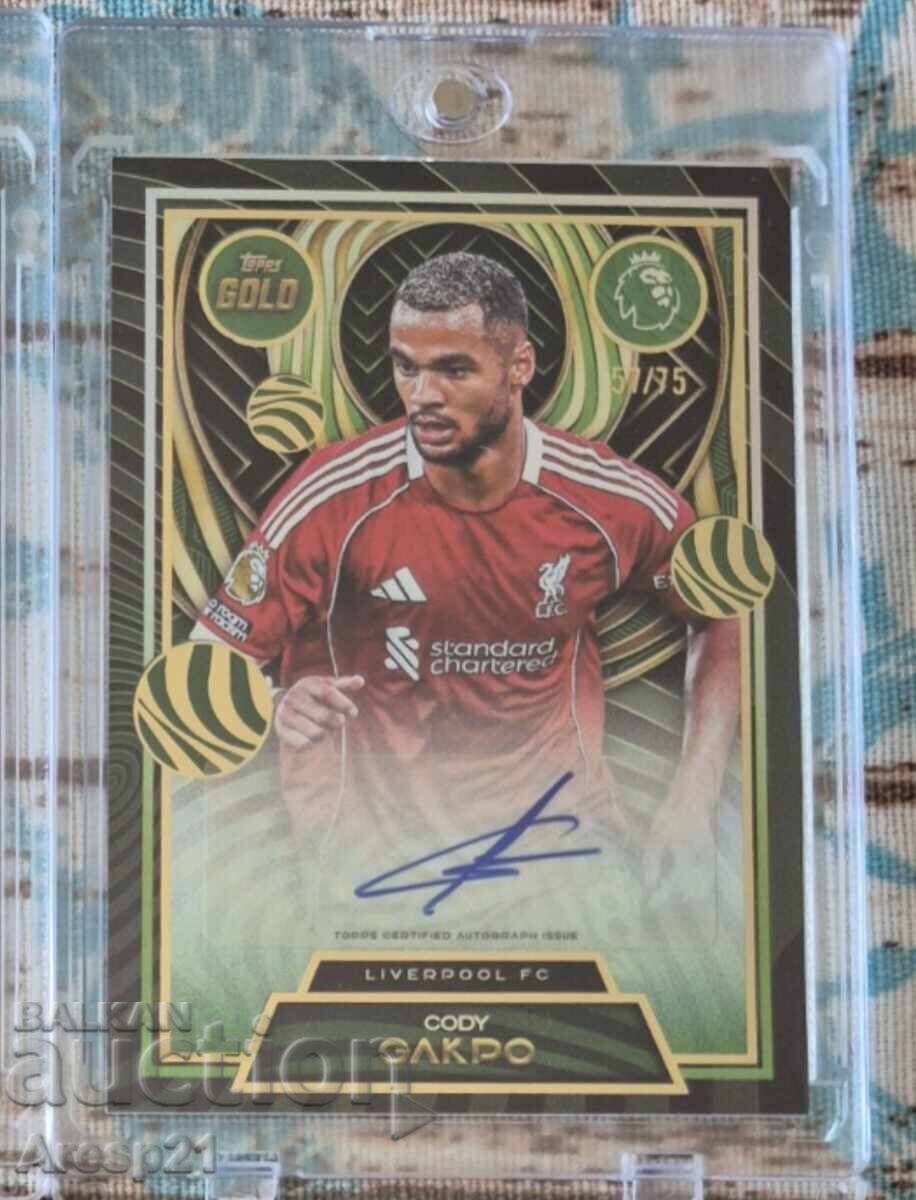 Κάρτα με αυτόγραφο του Cody Gakpo